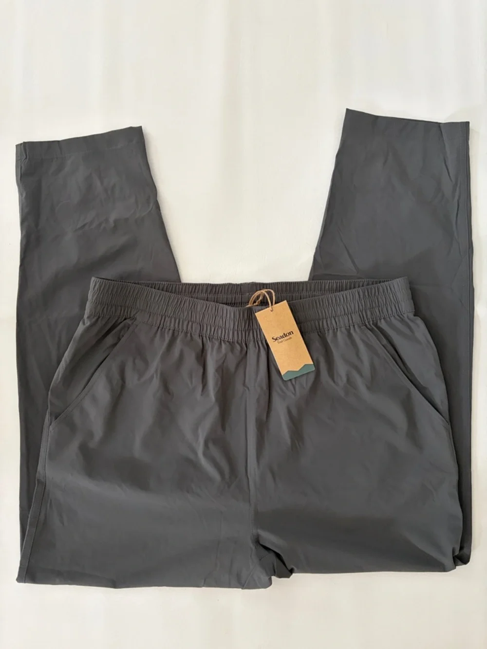 Seadon Women’s Pants Helios Cropped Pants in RiverRock Charcoal NWT size Small - Picture 7 of 14
